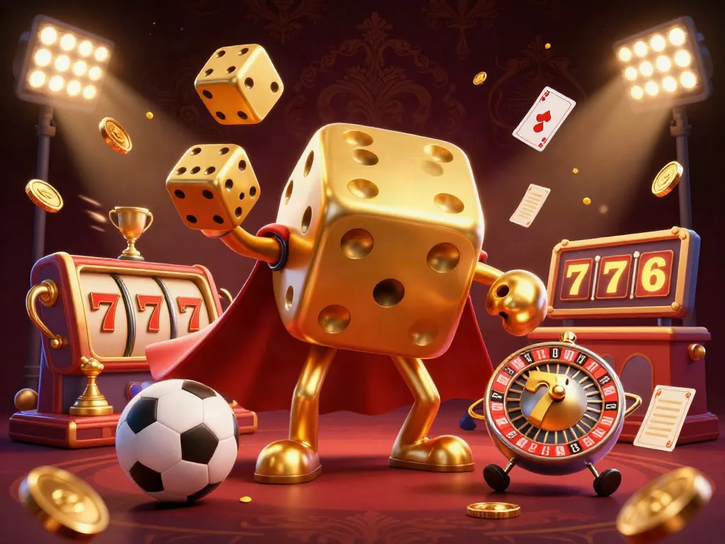 Engage with robocat casino's thrilling slots and jackpot games amidst vibrant golden elements.